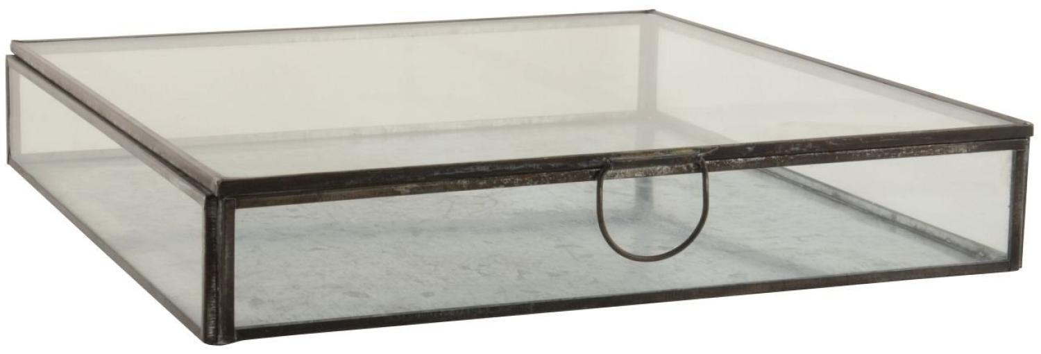 Serviettenhalter Glasbox Glasschachtel Schmuckkasten Schwarz Ib Laursen 0824-25 Bild 1