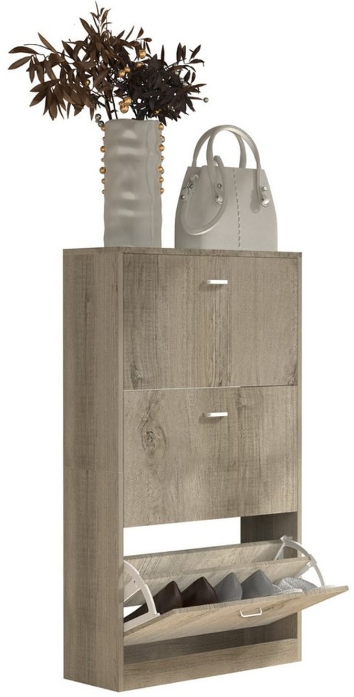 VCM Schuhschrank Holz Schuhschrank Sipos L mit 2 Schuhkipper (1-St) Bild 1