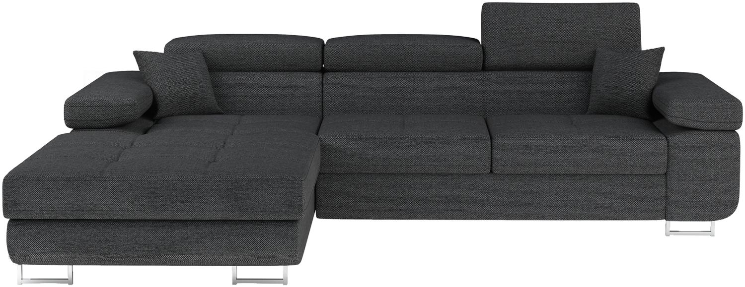 Armando, Ecksofa, Eckcouch, Grau Bild 1