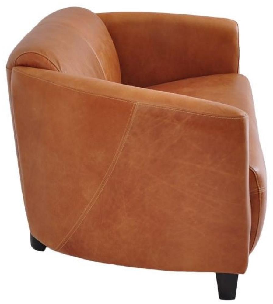 Clubsofa Rocket 2-Sitzer Leder "Columbia-Brown" Bild 1