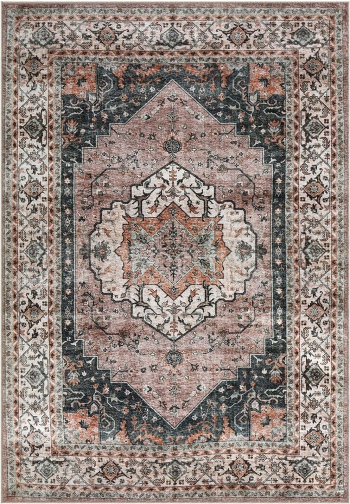 IDIMEX Teppich TRADITIONAL, Wohnzimmerteppich 160x230cm orientalisches Design vintage rostrot Bild 1