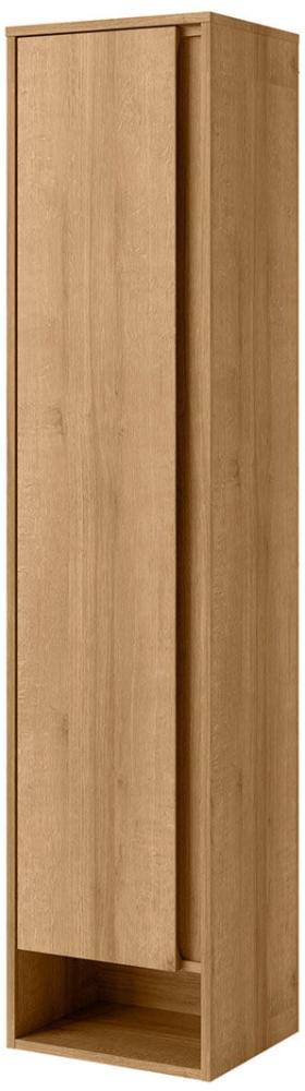 Fackelmann NATURA Hochschrank links, 38 cm breit, Braun hell Bild 1