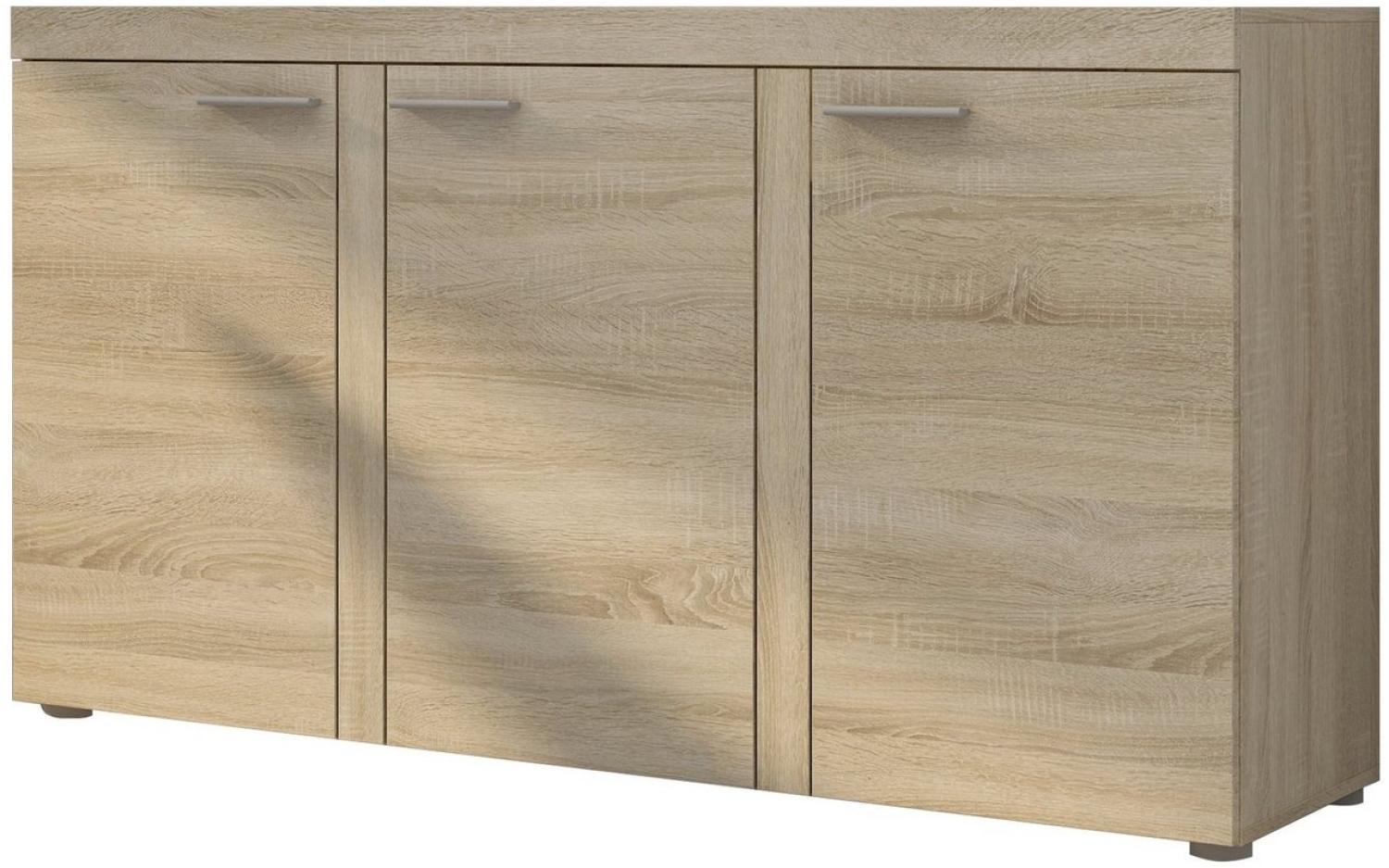 Furnix Kommode Alvor Sideboard Anrichte mit 3 Türen 149 cm klassisch, 148,8x82x40,3 cm, multifunktional einsetzbar & zeitlos Bild 1