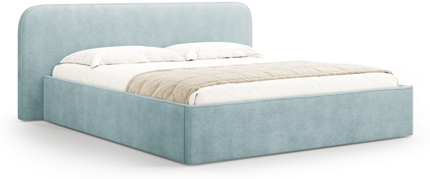 Micadoni Bett Elizabeth Strukturierter Stoff Minze 180x200 Bild 1