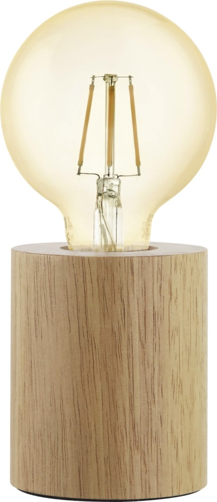 Eglo Tischleuchte Turialdo braun 10 x 8,5 cm E27 Bild 1