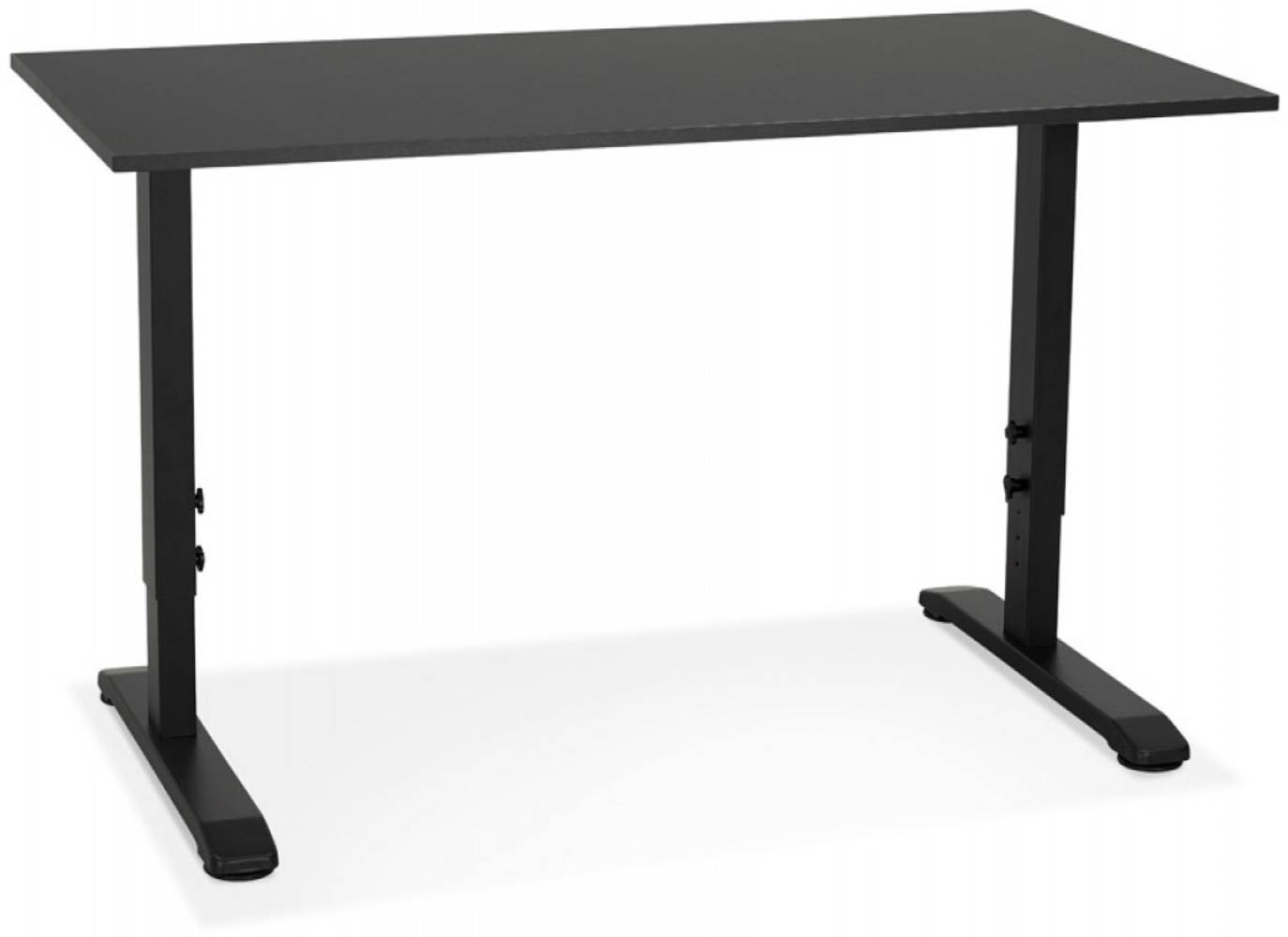 Höhenverstellbarer Schreibtisch OSMOSE | Der schwarze höhenverstellbare Schreibtisch „OSMOSE“ – 140x70 cm – ist die beste Lösung Kadima Design Bild 1