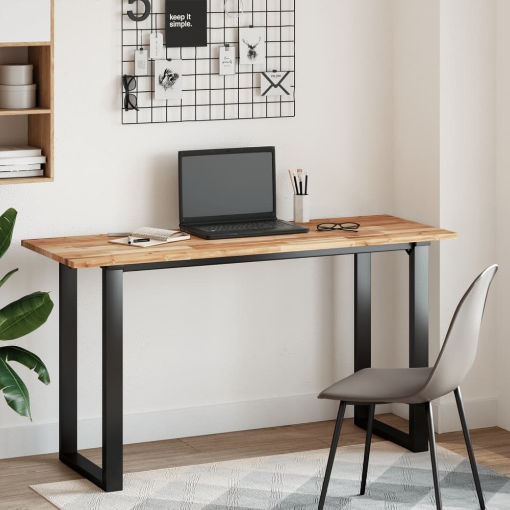 vidaXL Schreibtischplatte Ölbeschichtung 160x50x2 cm Massivholz Akazie 3279752 Bild 1