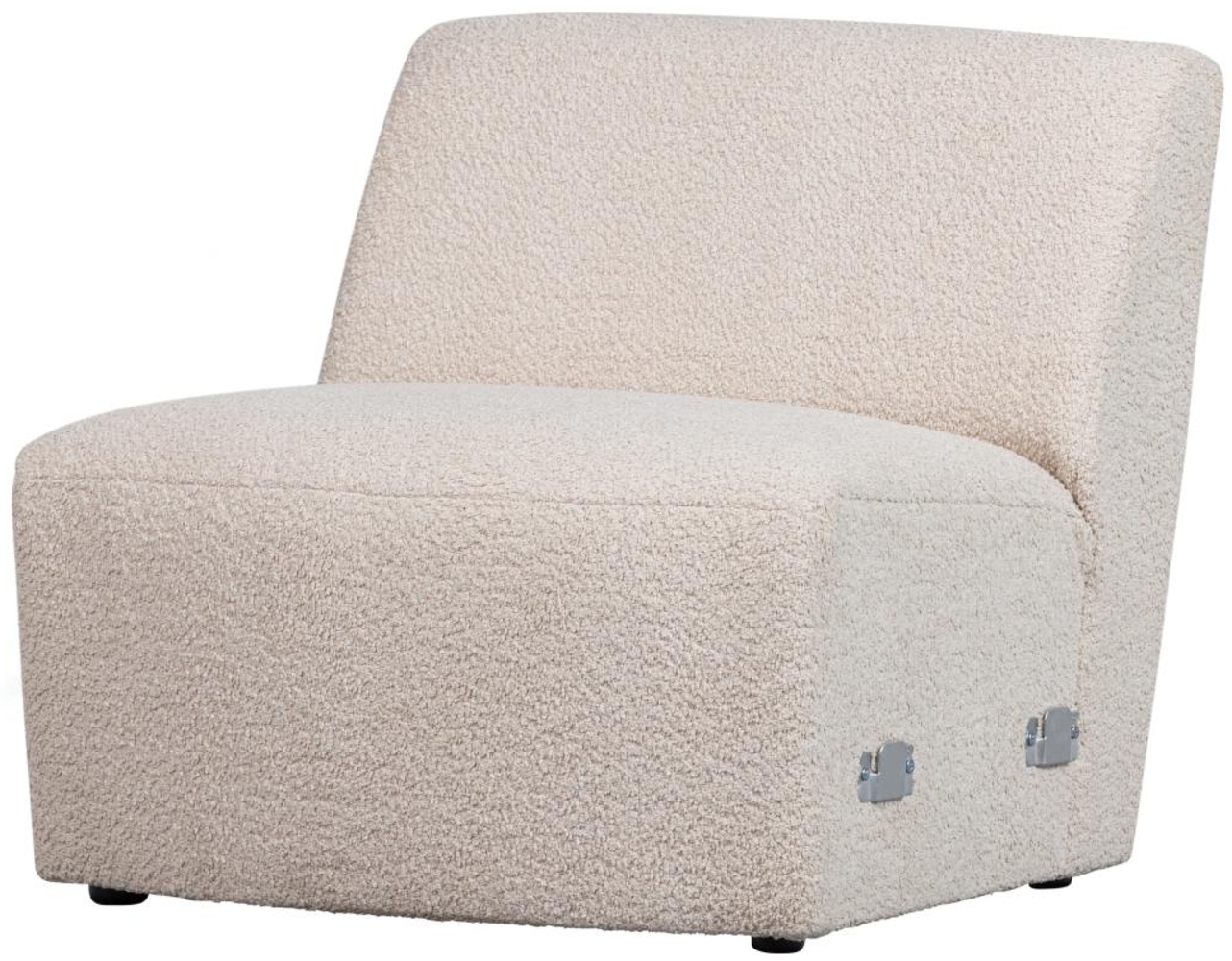 Modulsofa Coco 1-Sitzer aus Boucle-Stoff, Creme Bild 1