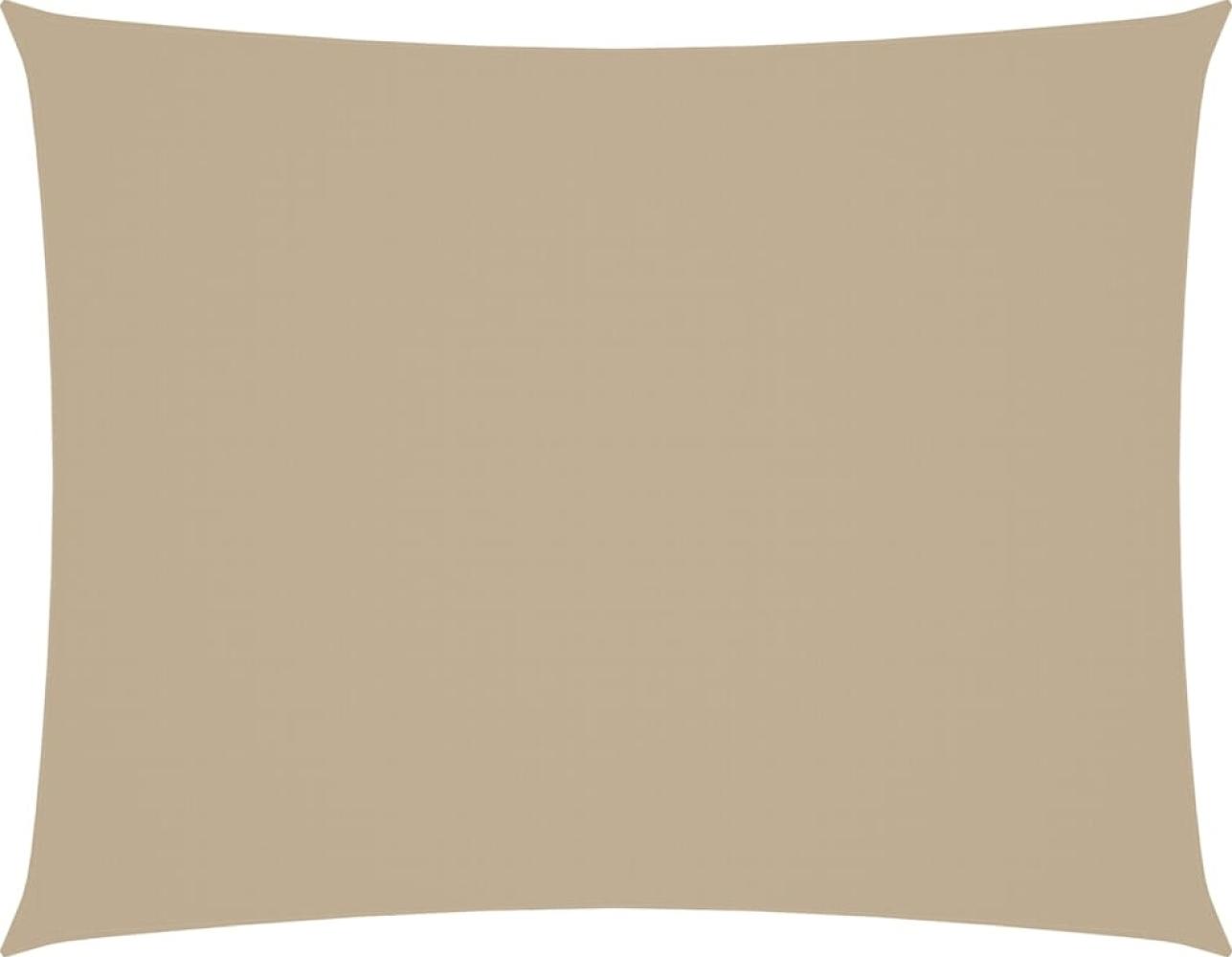 vidaXL Sonnensegel Oxford-Gewebe Rechteckig 4x5 m Beige 135161 Bild 1