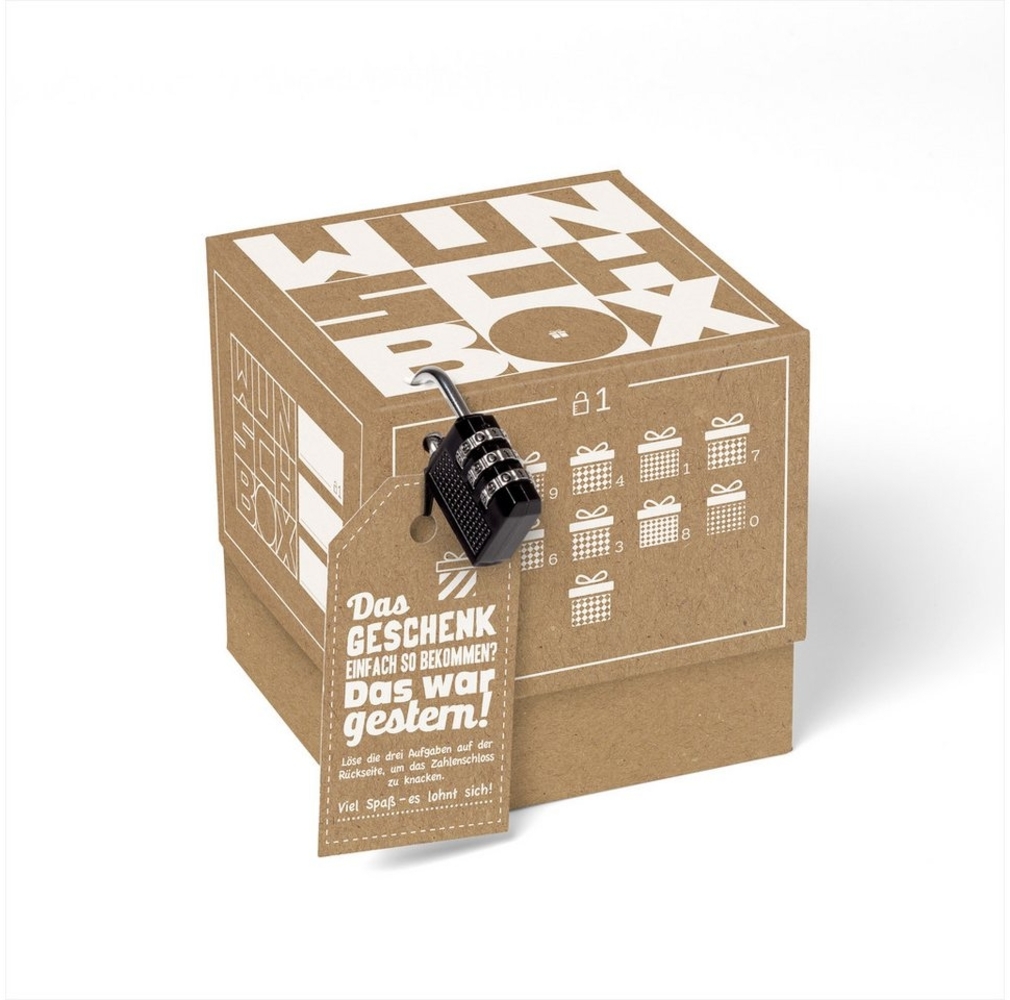 SURPRISA Geschenkbox Geschenke als Rätsel individuelle Geldgeschenke, Personalisierte Geschenkideen / Das Geschenk einfach so - war gestern! Bild 1