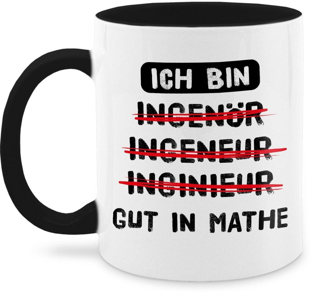 Shirtracer Tasse Ich bin gut in Mathe I Ingenieur Geschenk Mathematiker, Keramik, Kaffeetasse Job Geschenk Bild 1