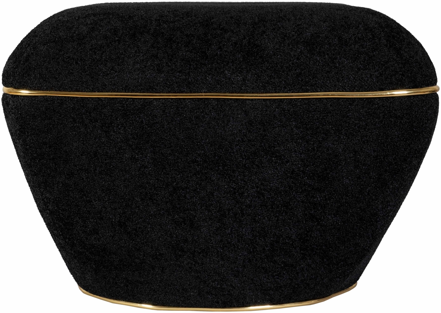 Hocker Contessa 135 Weiß / Gold Bild 1