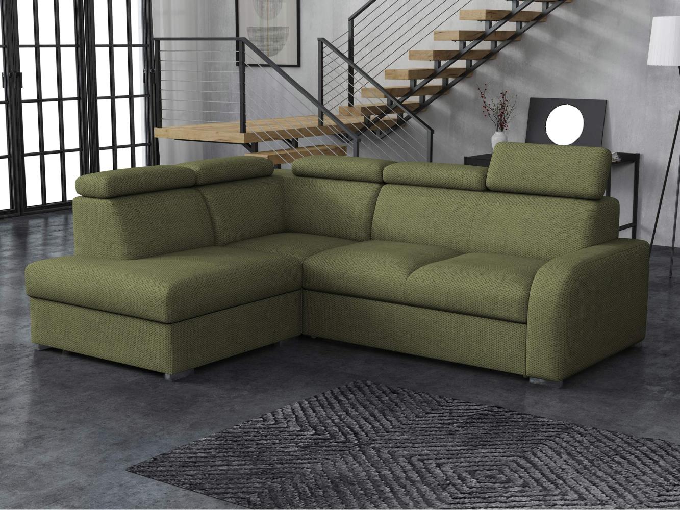 Ecksofa Apollo 2rRLXp mit Einstellbare Kopfstützen (Farbe: Crown 11, Seite: Links LXP+R+2R) Bild 1