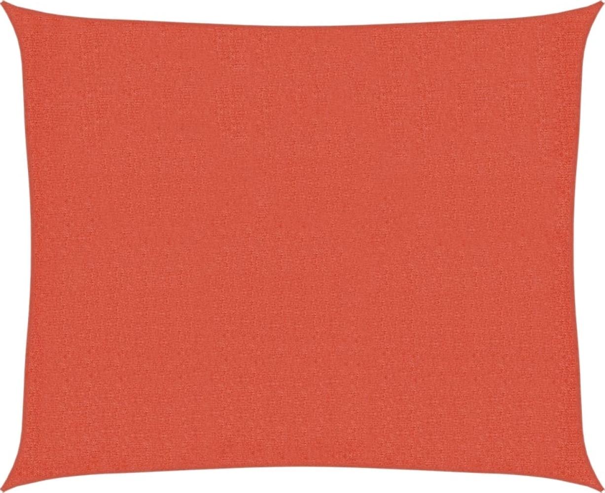 vidaXL Sonnensegel 160 g/m² Terrakottarot 2,5x3 m HDPE 311342 Bild 1