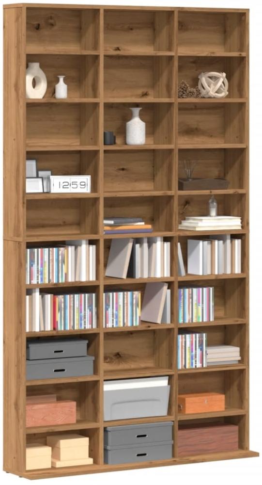 vidaXL CD-Regal Artisan-Eiche 102x23x177,5 cm Holzwerkstoff 855999 Bild 1