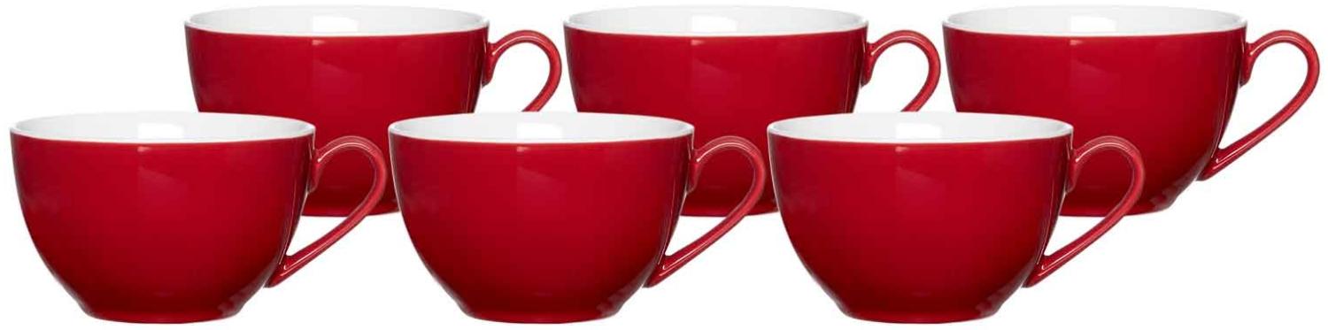 Ritzenhoff & Breker DOPPIO Kaffeetasse 200 ml rot 6er Set Bild 1