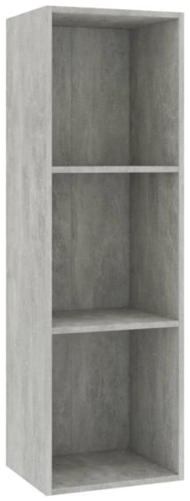 vidaXL Bücherregal/TV-Schrank Betongrau 36x30x114 cm Holzwerkstoff 800139 Bild 1