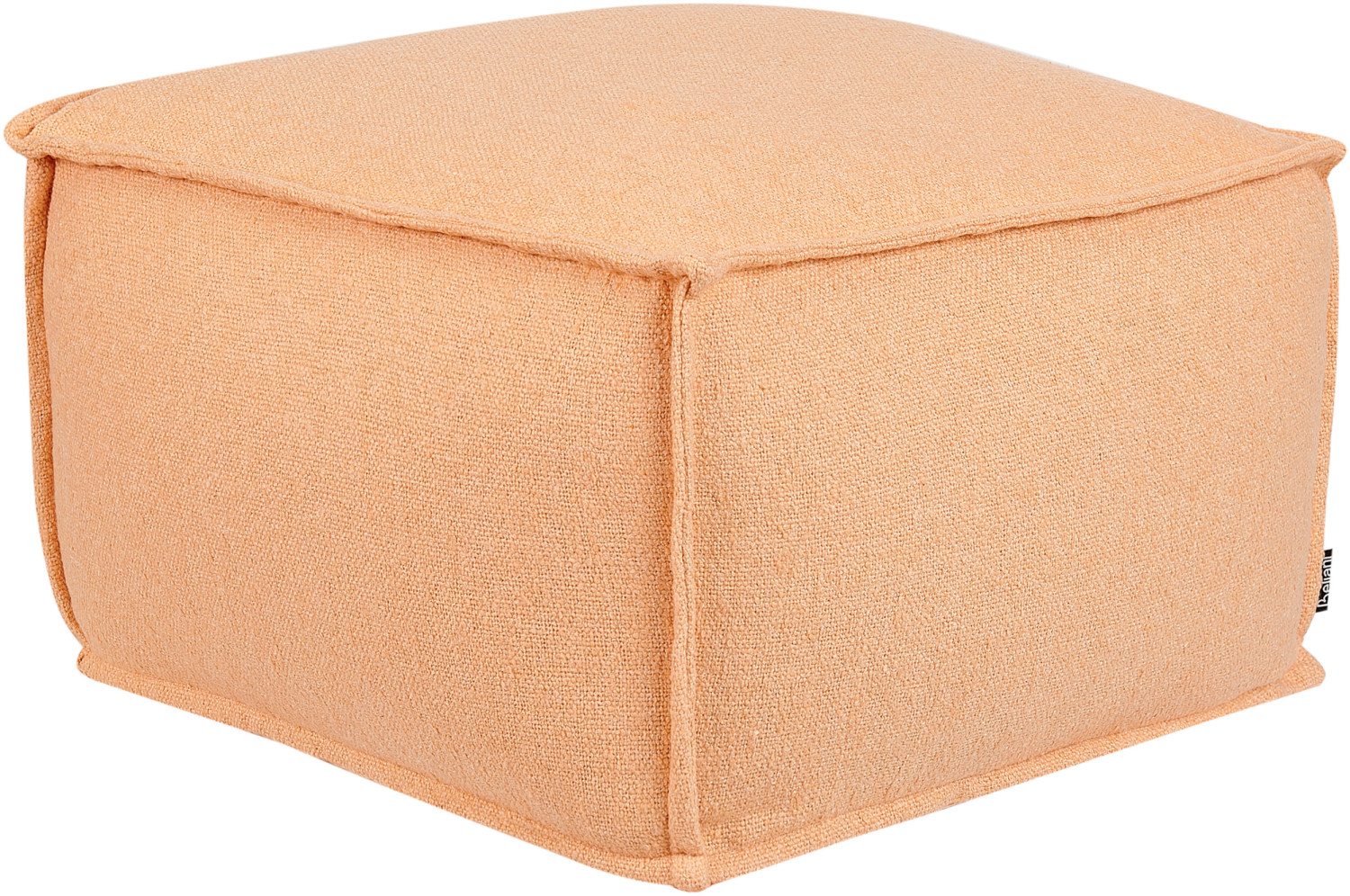 Pouf SHERALI Orange Baumwolle 50 cm 50 cm Bild 1