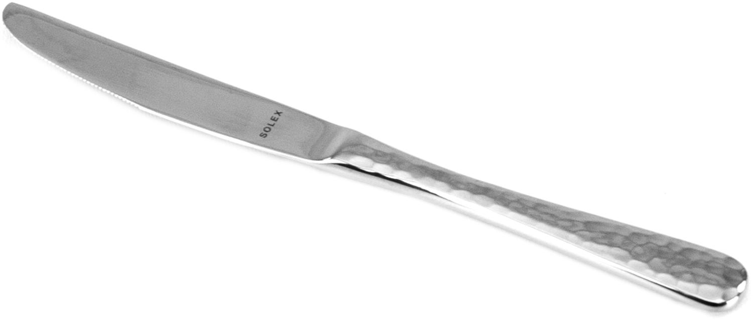 Solex Lena Besteckset 6 Stück Buttermesser Hammerschlagoptik Bild 1