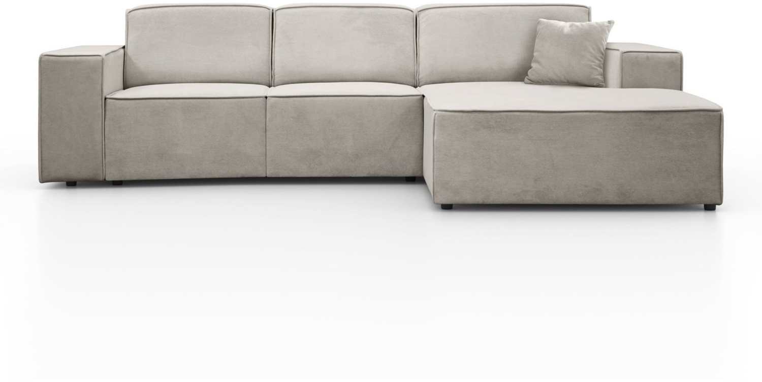 Beautysofa Ecksofa PEDRO, Breite: 267cm, viele Farbvarianten Bild 1