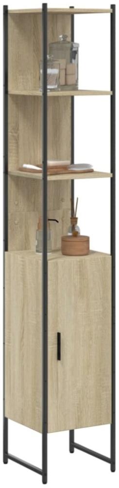 vidaXL Badschrank Sonoma-Eiche 33x33x185,5 cm Holzwerkstoff 842472 Bild 1