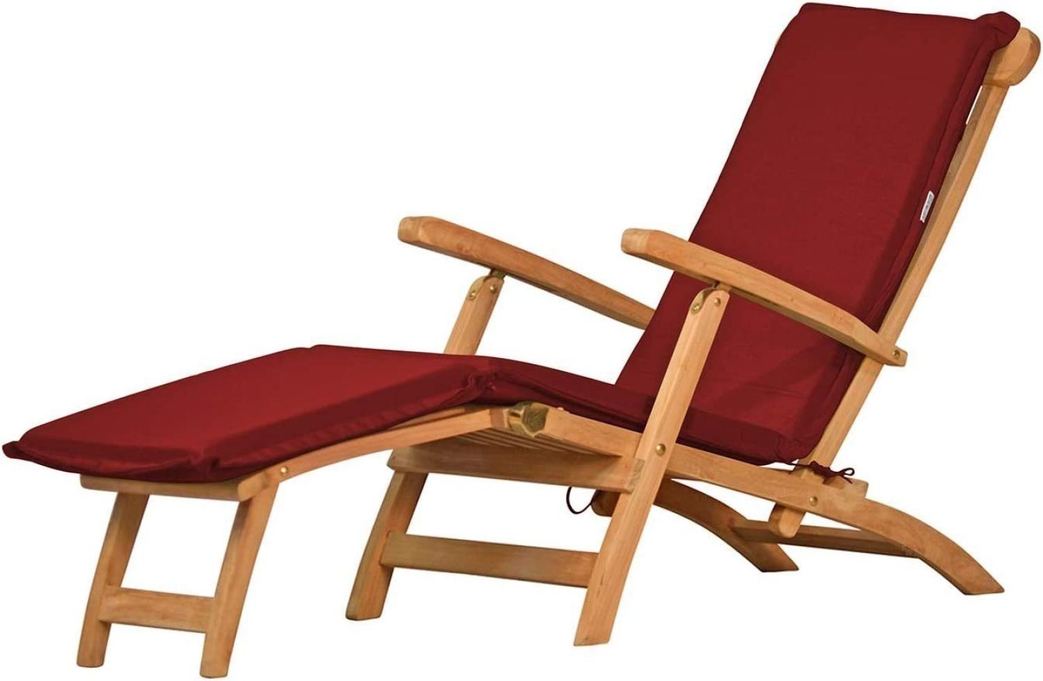 Kai Wiechmann Liegenauflage Deckchair Auflage Liegestuhl Polster made in Germany, waschbares und UV-beständiges Deckchair Kissen Bild 1