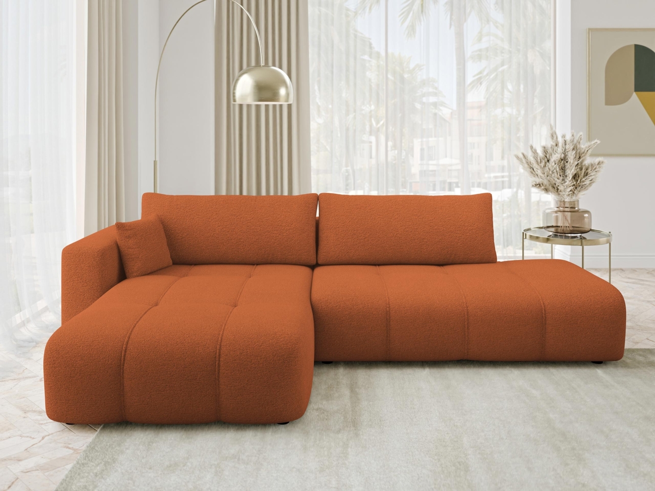 Ecksofa Furyn O (Farbe: Velo 627, Seite: Links) Bild 1