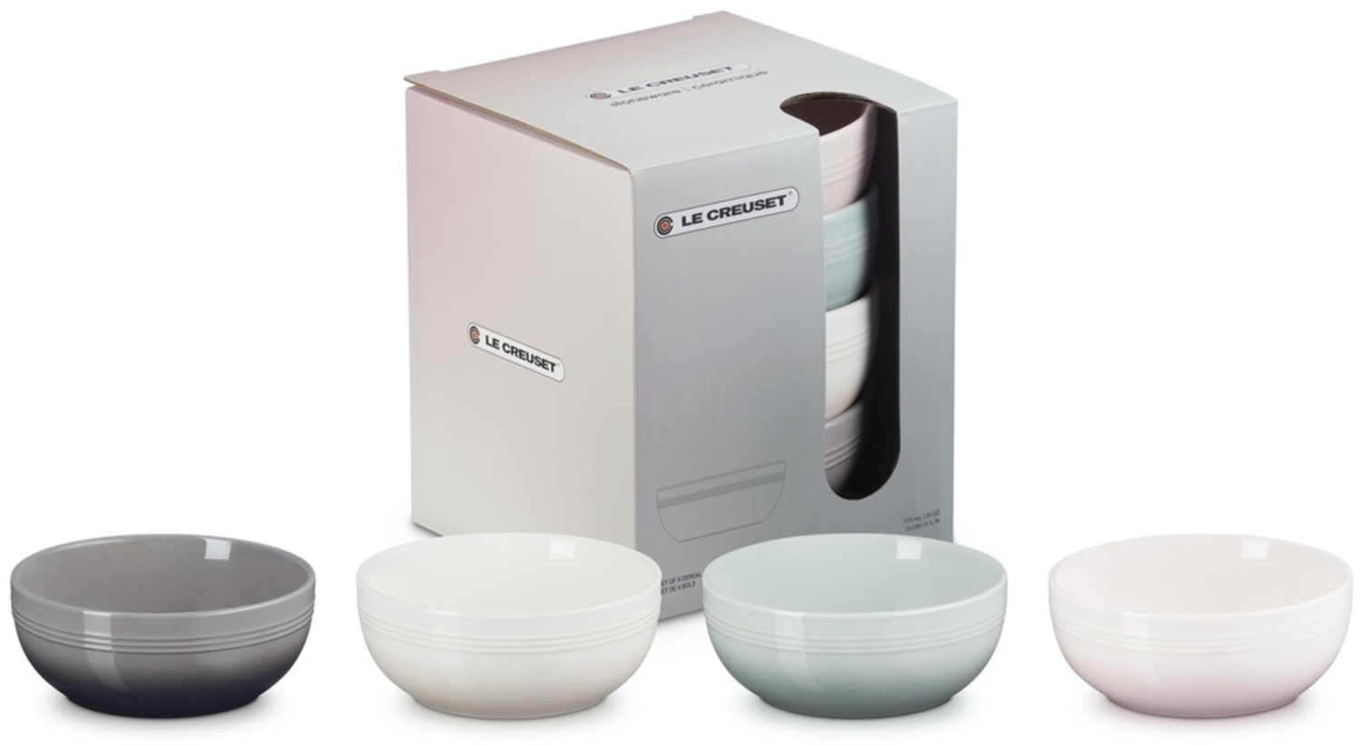 LeCreuset Müslischale Coupe 4er-Set Steinzeug Bild 1