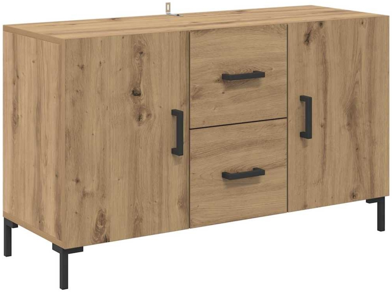 vidaXL Sideboard Artisan-Eiche 100 x 36 x 60 cm Holzwerkstoff 882479 Bild 1