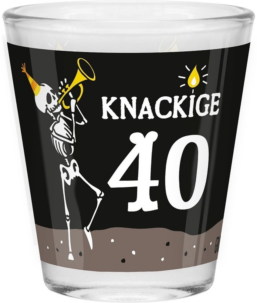 Schnapsglas Shot Stamper Lustiges Motiv Geschenk Sheepworld 40 Geburtstag 074536 Bild 1
