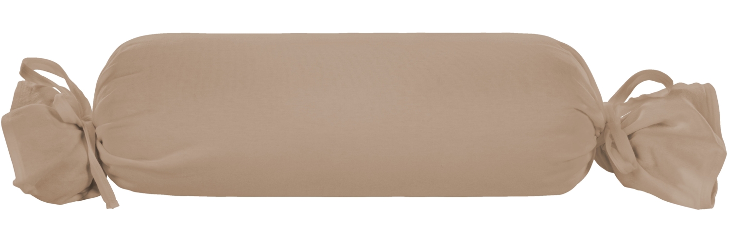 biberna Feinjersey-Kopfkissenbezug, macchiato, 15x40 cm Bild 1