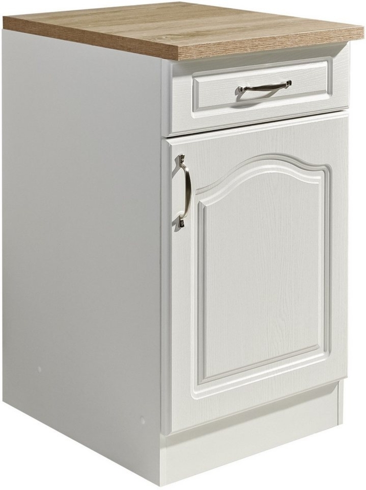 wiho Küchen Unterschrank Linz 50 cm breit, in Landhaus-Optik Bild 1