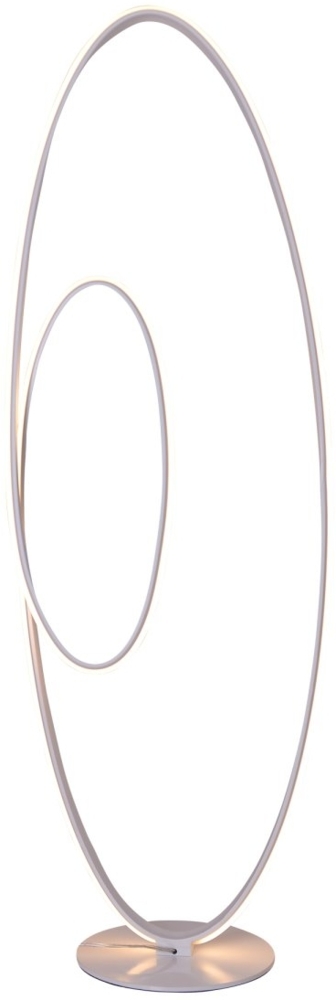 LED Stehleuchte weiß Näve Odrive 2260lm mit Drehdimmer Bild 1