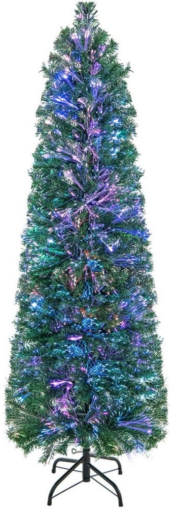 COSTWAY Künstlicher Weihnachtsbaum, 150cm in Glasfaseroptik, 361 Zweigspitze Bild 1