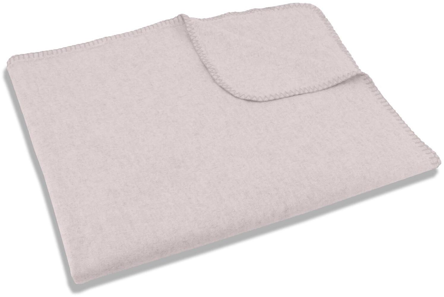 Setex Uni Sofadecke Kuscheldecke|150x200 cm| beige Bild 1