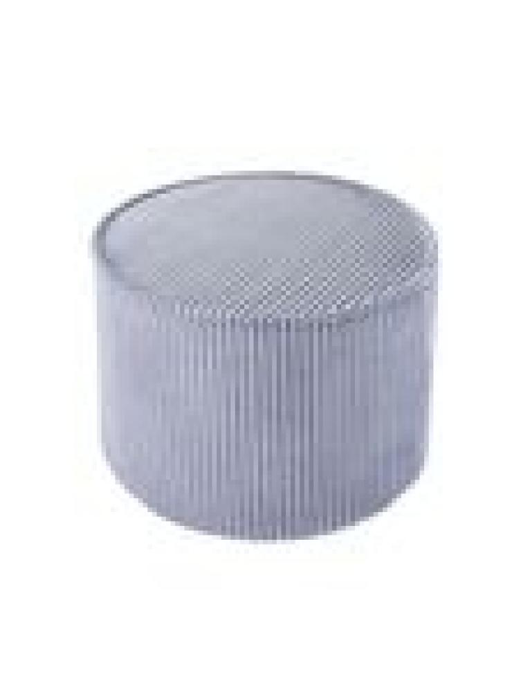 Pouffe, in blueberry blau, aus Cordstoff, 25 x 39,5 cm, von wigiwama Bild 1