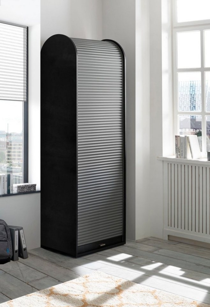 Aktenschrank ROLLO Regal graphit Schwarzstahl Dekor 69 cm Bild 1