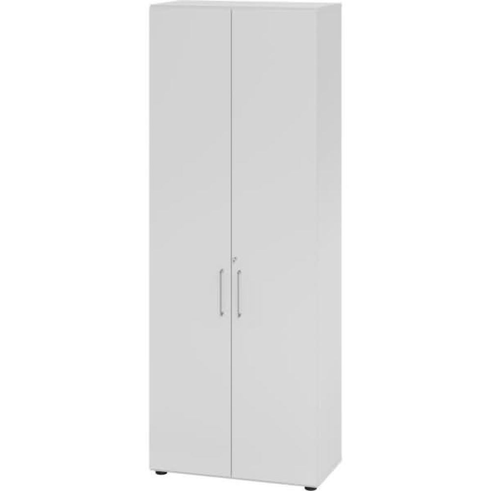 Schrank 6OH BxTxH 80x42x215,6cm Griff BS Grau Bild 1