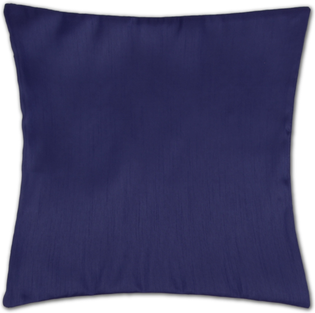 Kissenhüllen 50x50 Alessia, Auswahl: blau - royalblau mit Füllung Bild 1