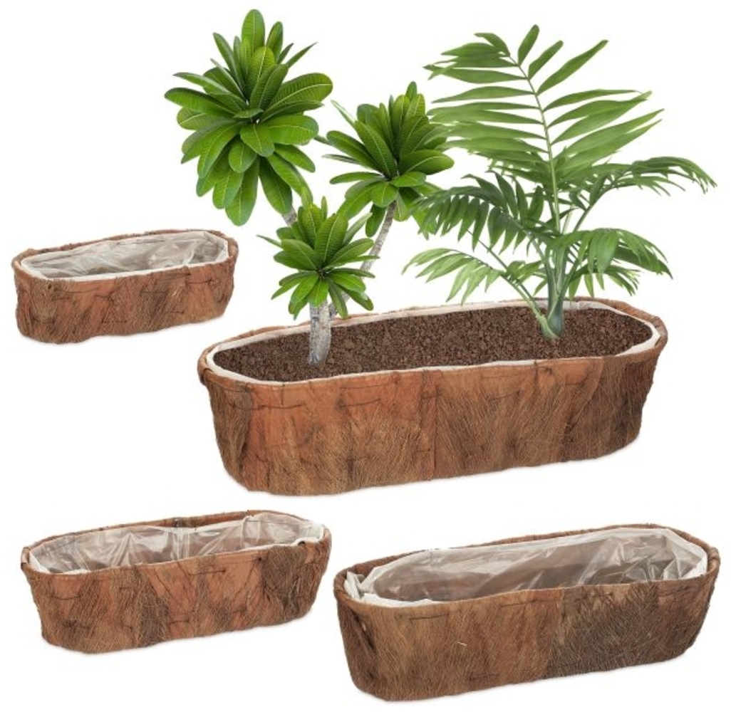 Länglicher Blumenkasten 4er Set Bild 1