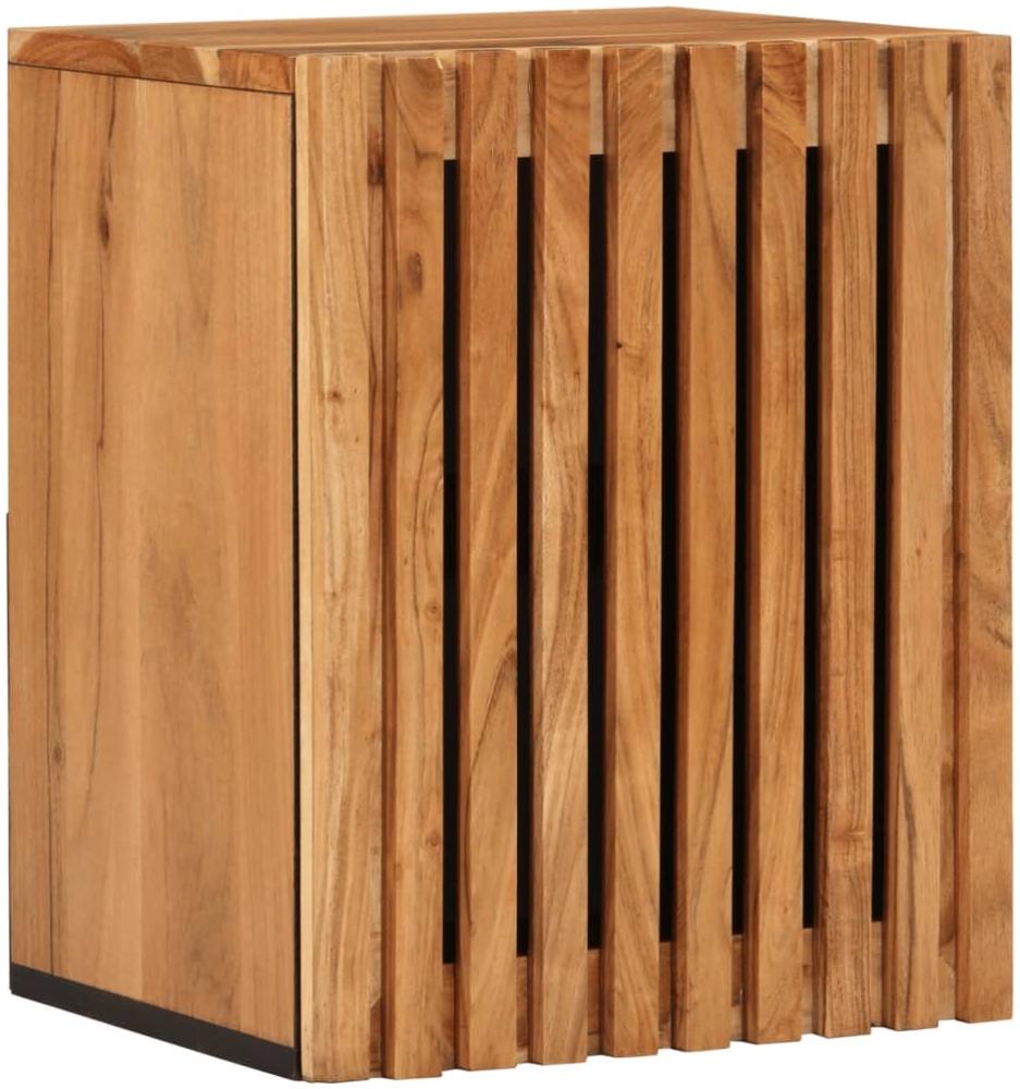 vidaXL Bad-Wandschrank 38x34x48 cm Massivholz Akazie 377535 Bild 1