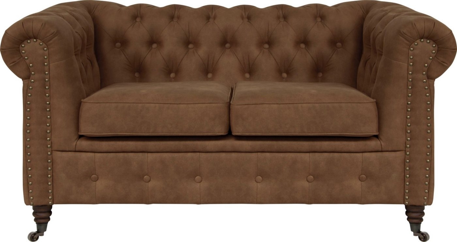 Home affaire Chesterfield-Sofa Aarburg, aufwändige Knopfheftung und Ziernägel im Chesterfield-Design Bild 1