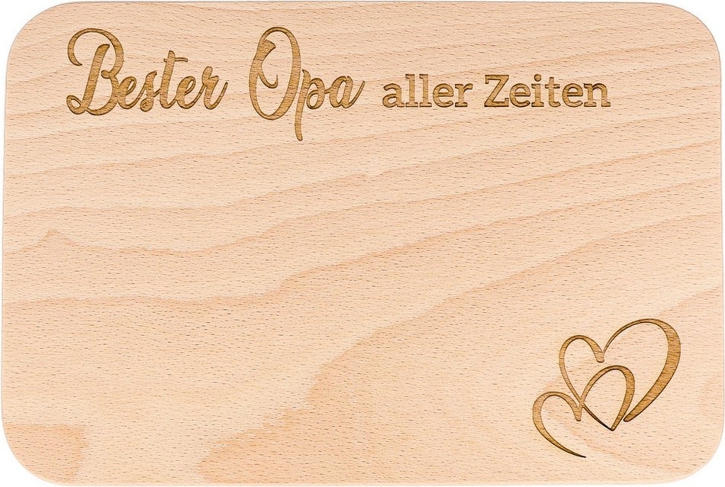 Spruchreif® Frühstücksbrett · Frühstücksbrettchen aus Holz mit Gravur · Geschenk für Großeltern Bild 1