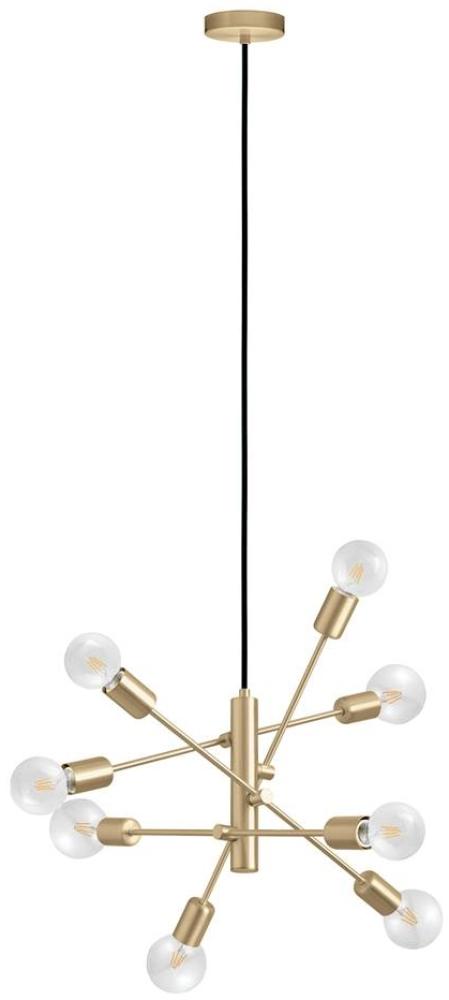 Eglo 99811 Hängeleuchte GRADOLI 1 messing-gebürstet H:110 Ø:71cm dimmbar - individuell schwenkbar Bild 1