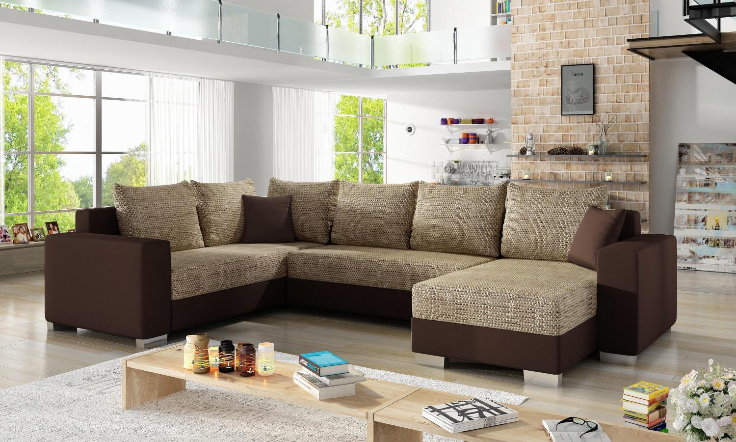 Wohnideebilder Marco Beige Ecksofas & Eckcouches Mc_07 Bild 1