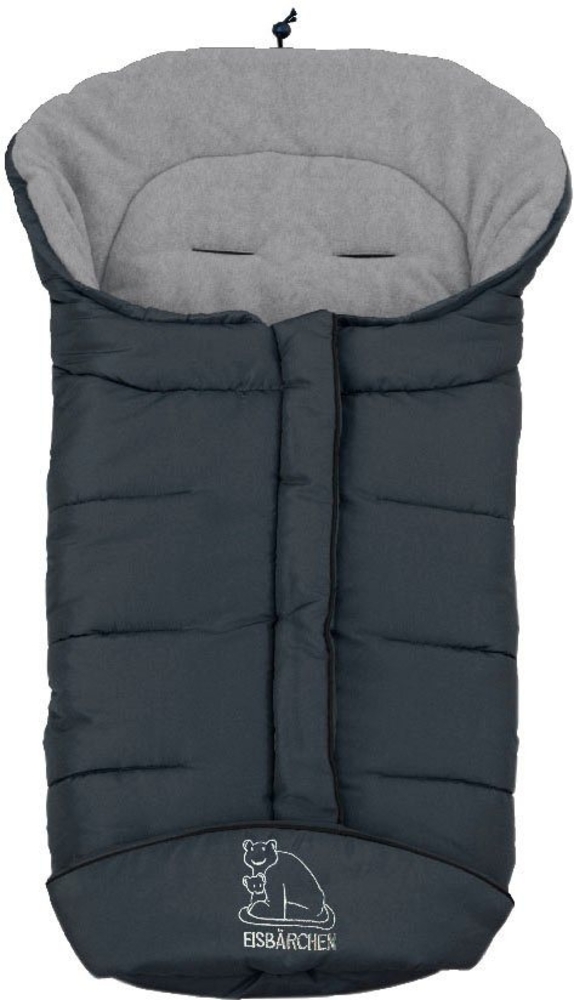 Heitmann Felle Winterfußsack Serie "Eisbärchen" Farbe: Grau/Grau 7965GR Bild 1