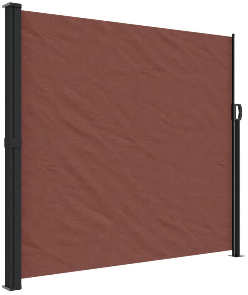 vidaXL Seitenmarkise Ausziehbar Braun 180x300 cm 4004344 Bild 1