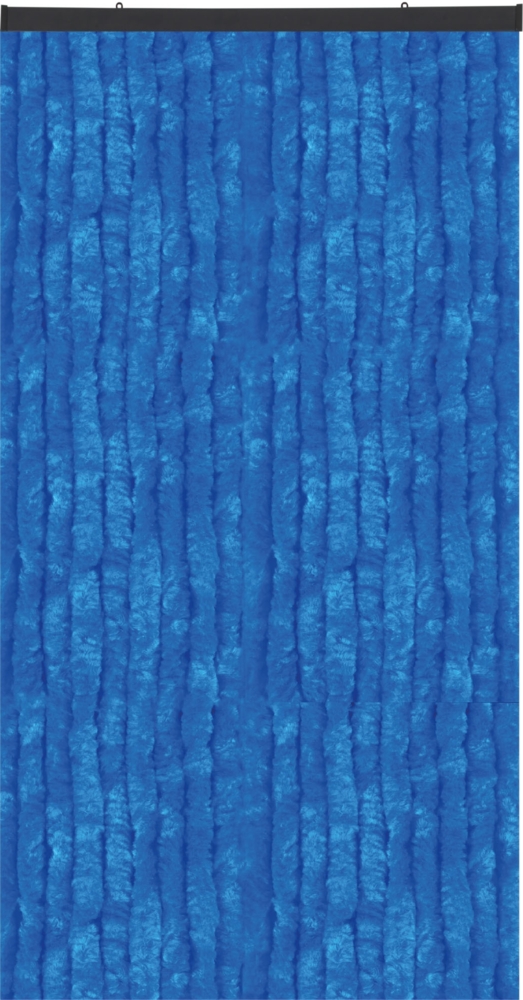 Flauschvorhang in Sondergröße - Türvorhang Breite: 160cm - Länge: 300cm, Blau Bild 1