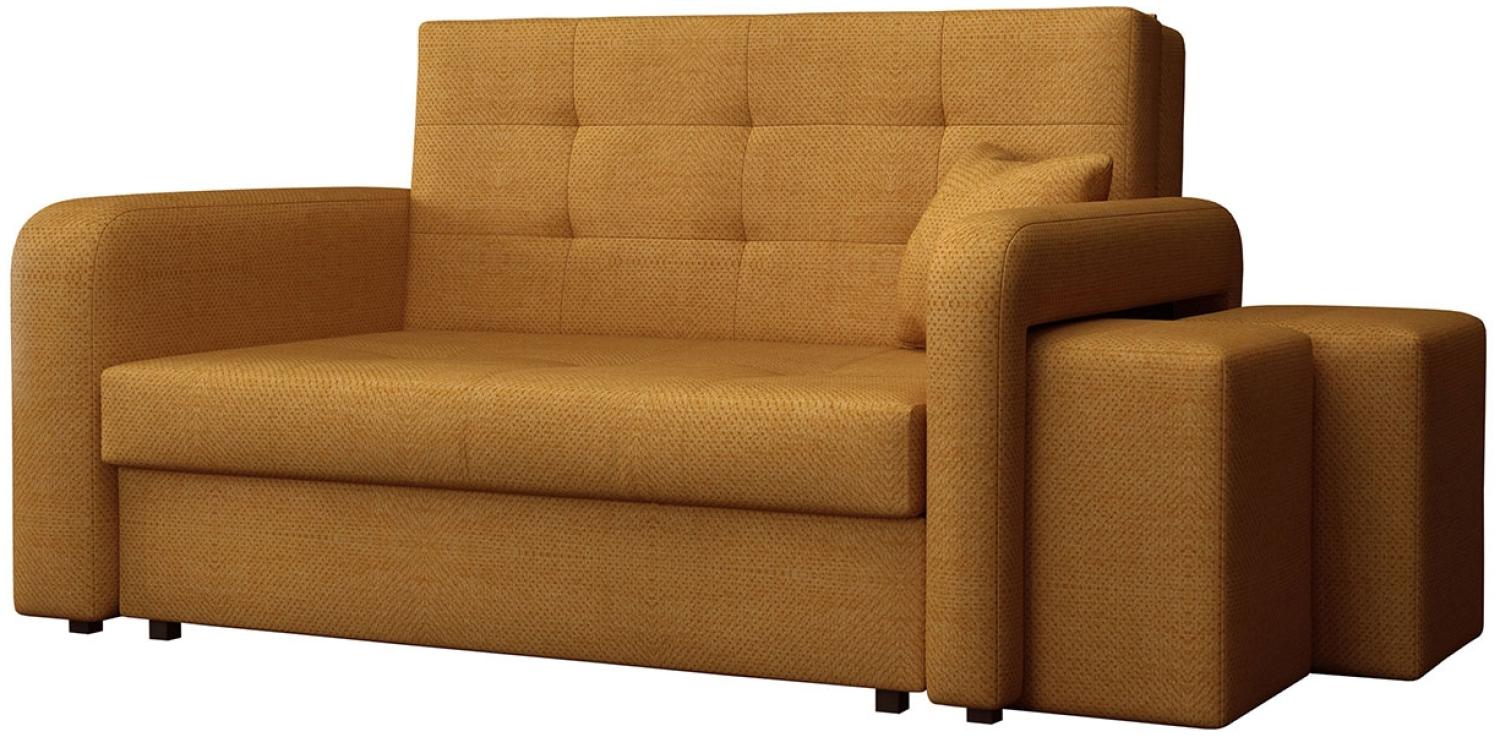 Schlafsofa Viva Home II, Nische für Hocker auf der rechten Seite, Farbe: Enjoy 12 Bild 1