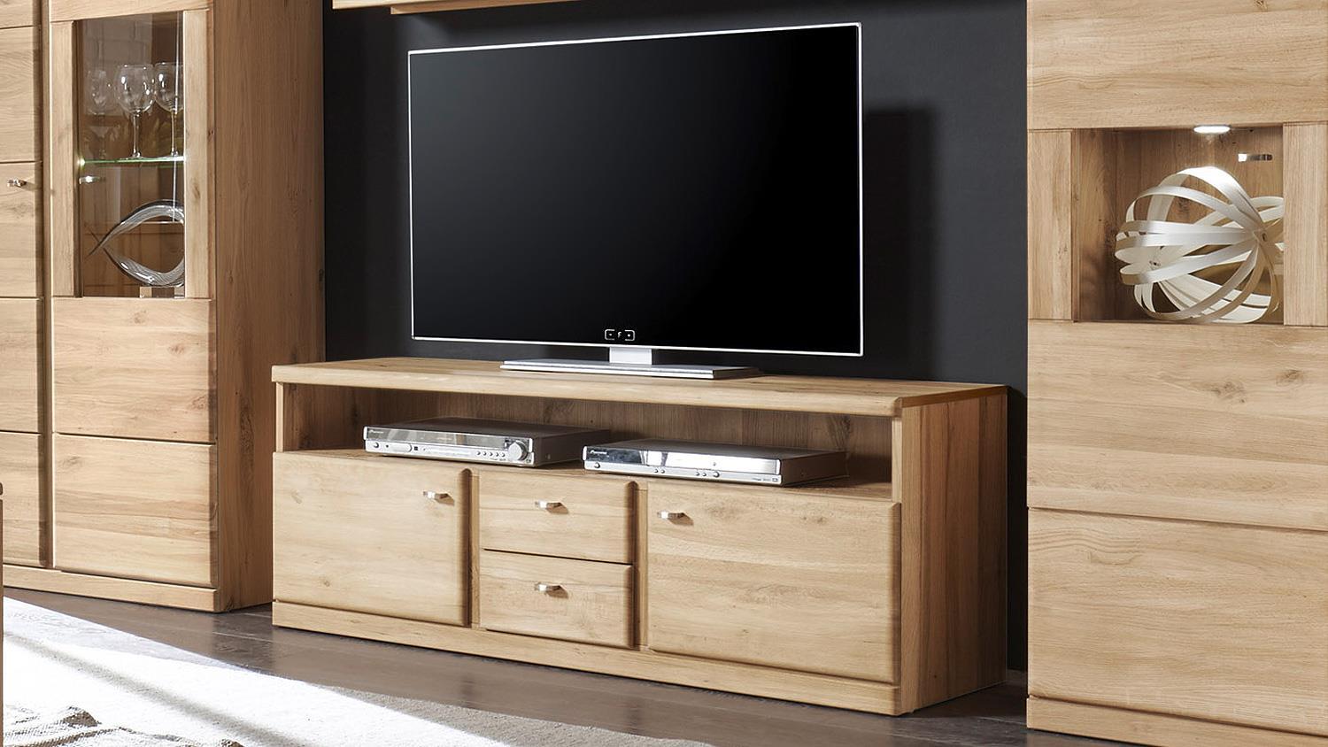 TV-Board 1 TERANO in Wildeiche bianco teilmassiv Bild 1